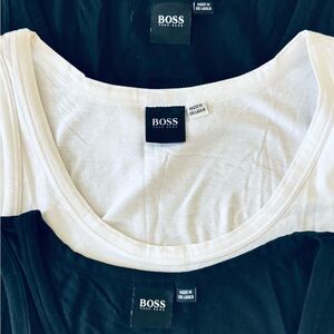 BOSS Black and White Tank Tops